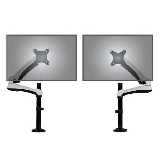 Dual monitor arm stand