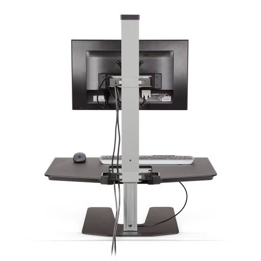 Innovative Winston-E Electric Dual Monitor Sit-Stand Workstation