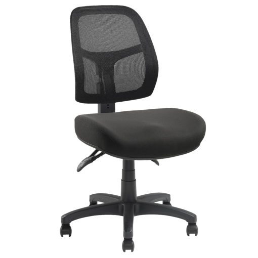 K Mesh Black Office Chair Without Arms