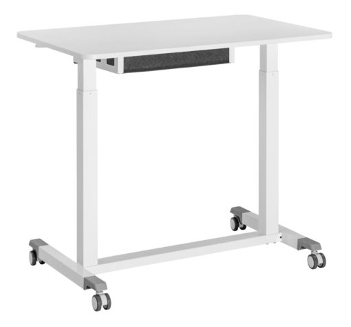 Tommy White pneumatic height adjustable desk