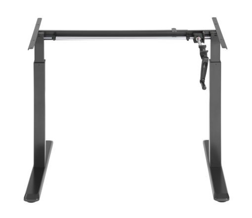 Lima height adjustable desk frame black