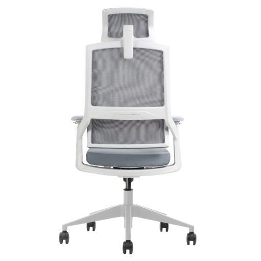 Zee7 Grey Mesh Office Chair Rear View